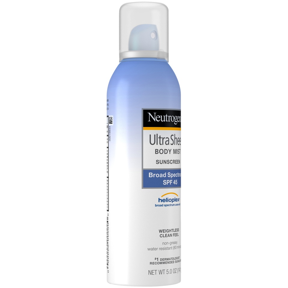 slide 5 of 6, Neutrogena Ultra Sheer Spray, 5 oz