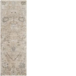 Plateau Taupe 24" x 71" Runner Rug