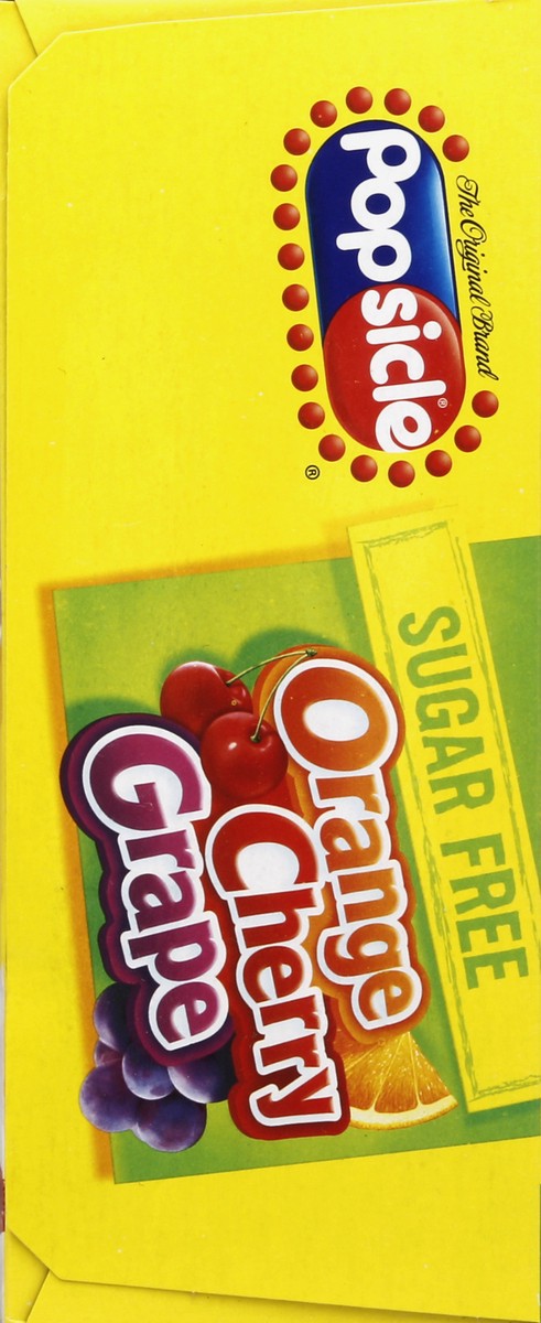 slide 3 of 4, Popsicle Orange Cherry Grape Sugar Free Pops, 20 ct