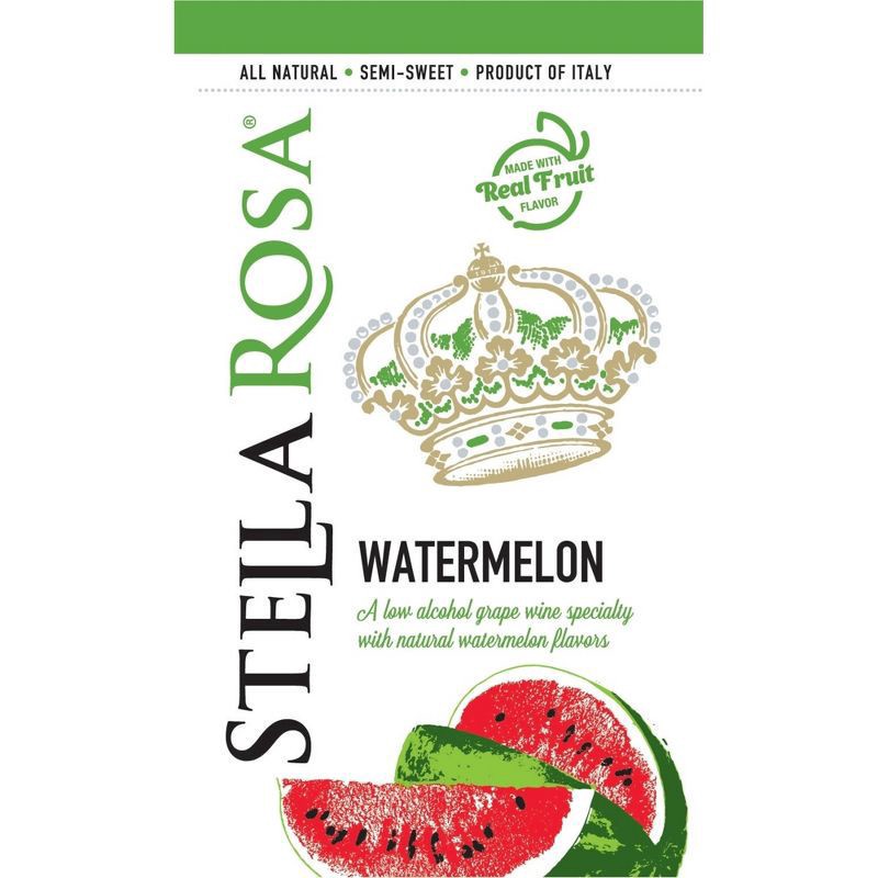 slide 4 of 8, Stella Rosa Watermelon Semi-Sweet Rose Wine 2Pk/250 ml, 2 ct; 50 ml