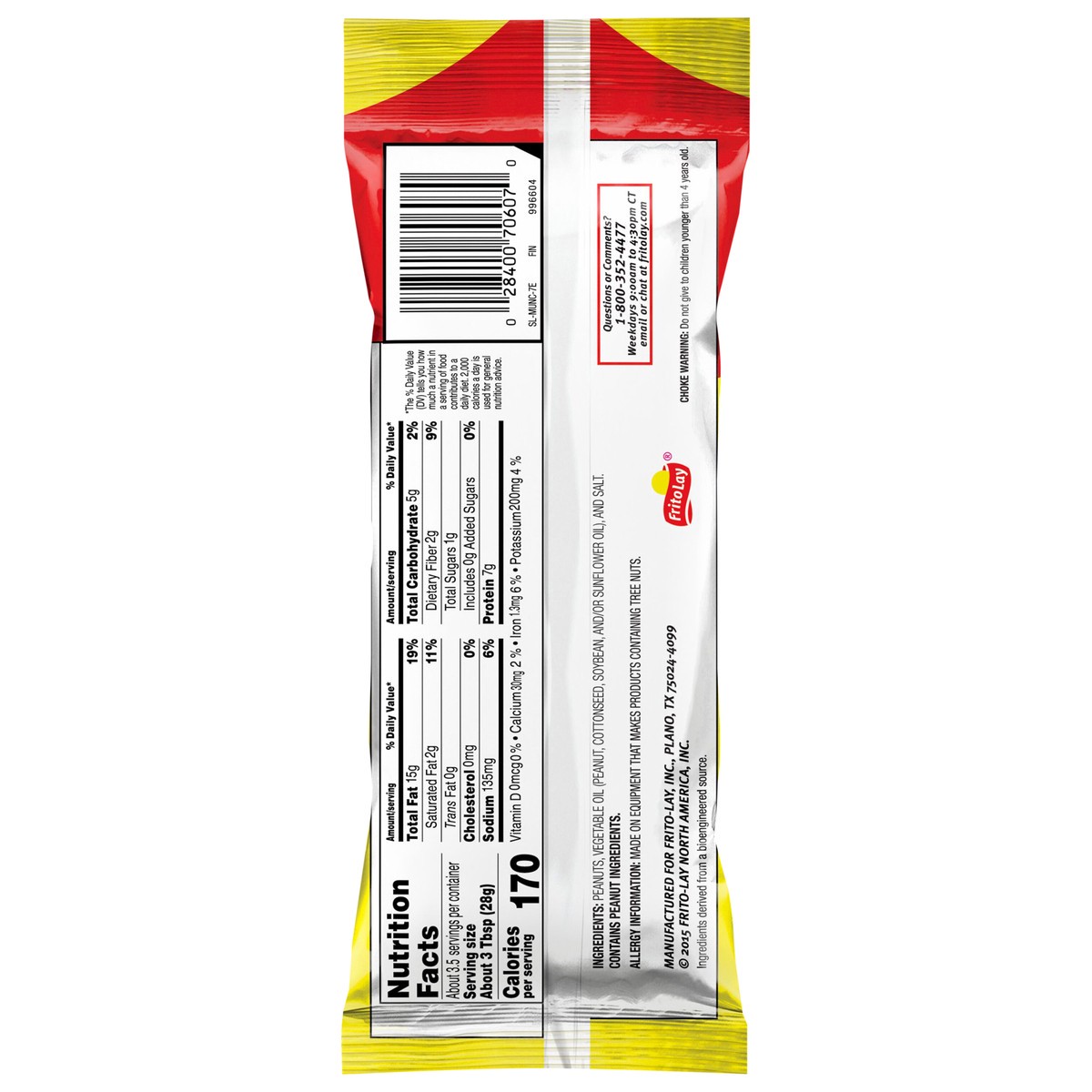 slide 5 of 8, Munchies Peanuts Salted 3 1/4 Oz, 3.25 oz