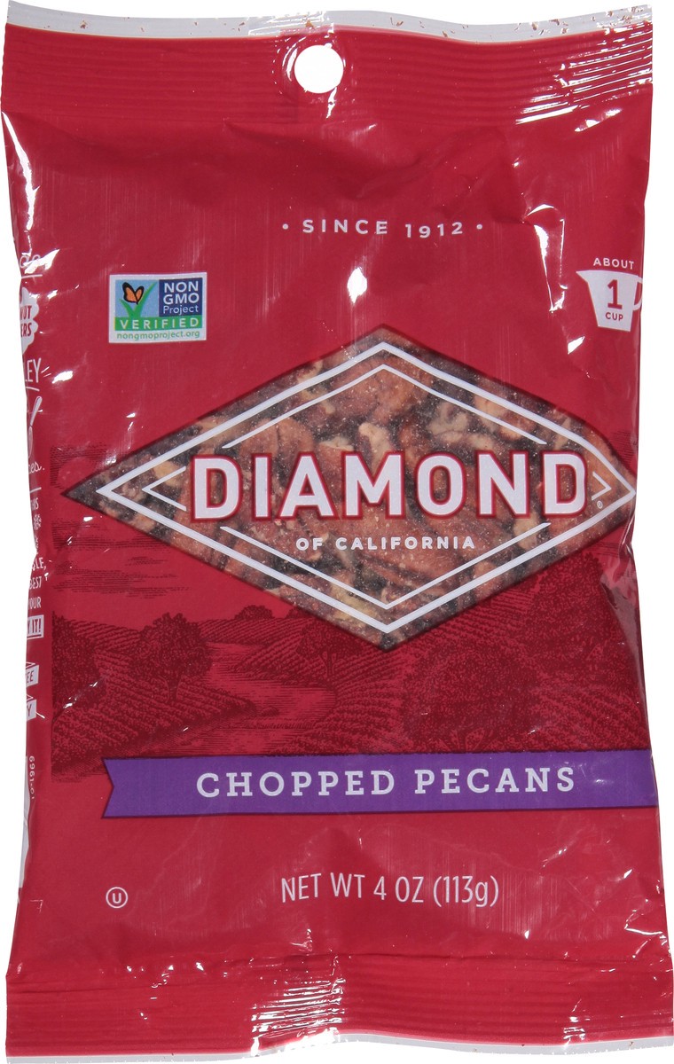 slide 6 of 9, Diamond of California Chopped Pecans, 4 oz