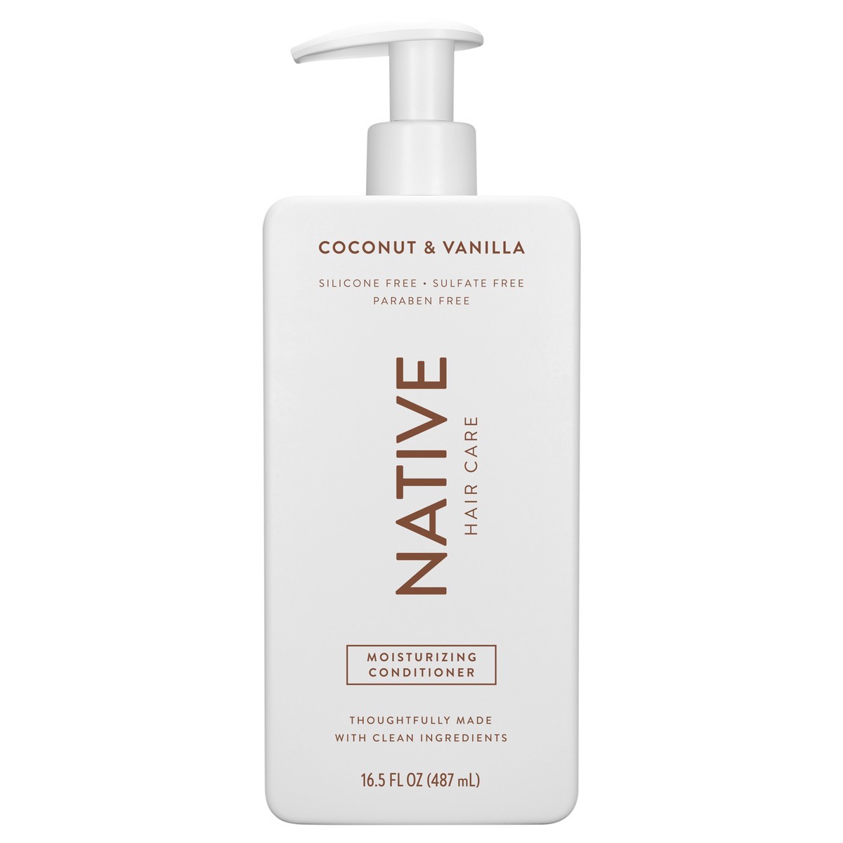 slide 1 of 9, Native Moisturizing Conditioner, Coconut & Vanilla, Sulfate Free, for Women and Men, 16.5 oz, 16.5 fl oz