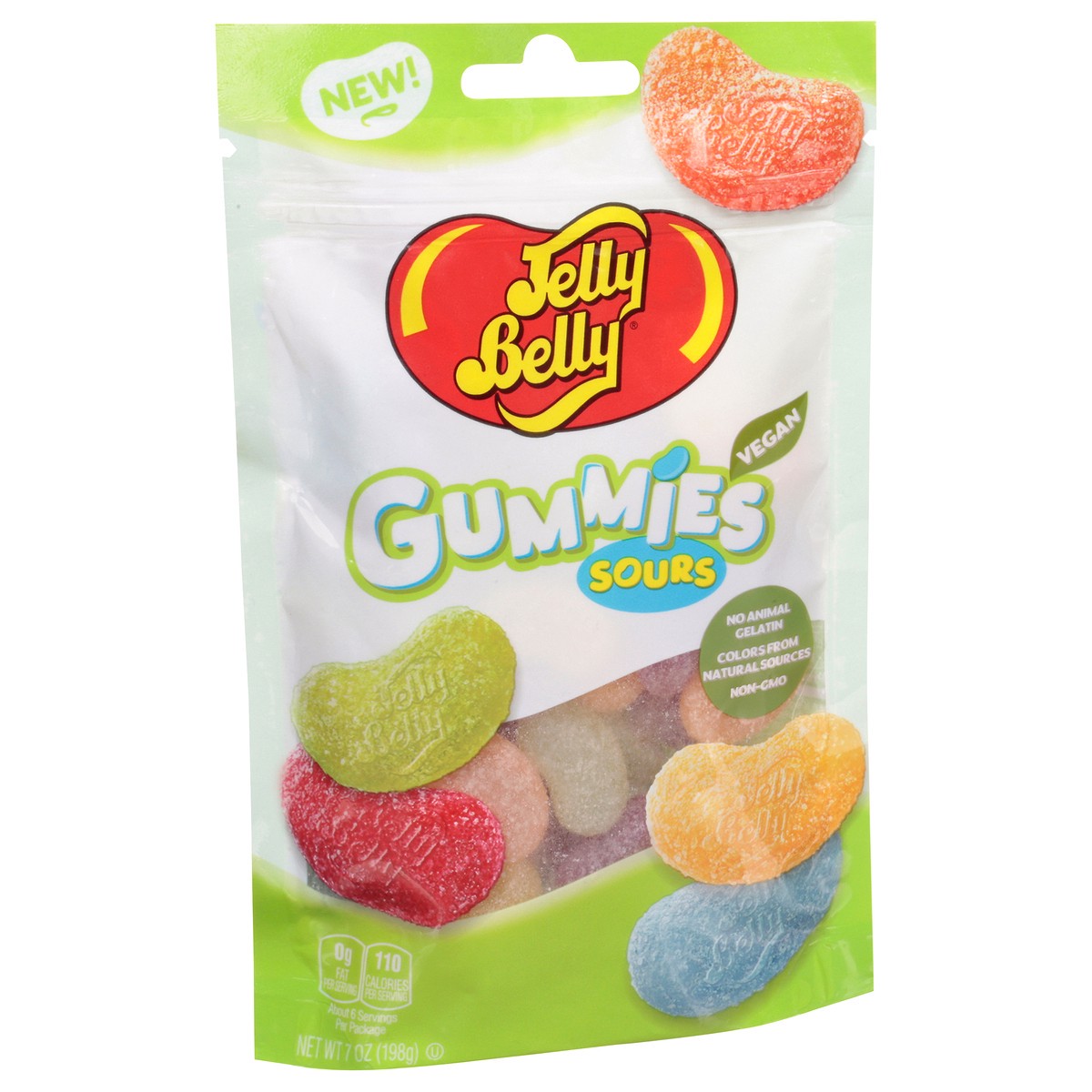 slide 13 of 14, Jelly Belly Peg Bag Gummies Sours, 7 oz