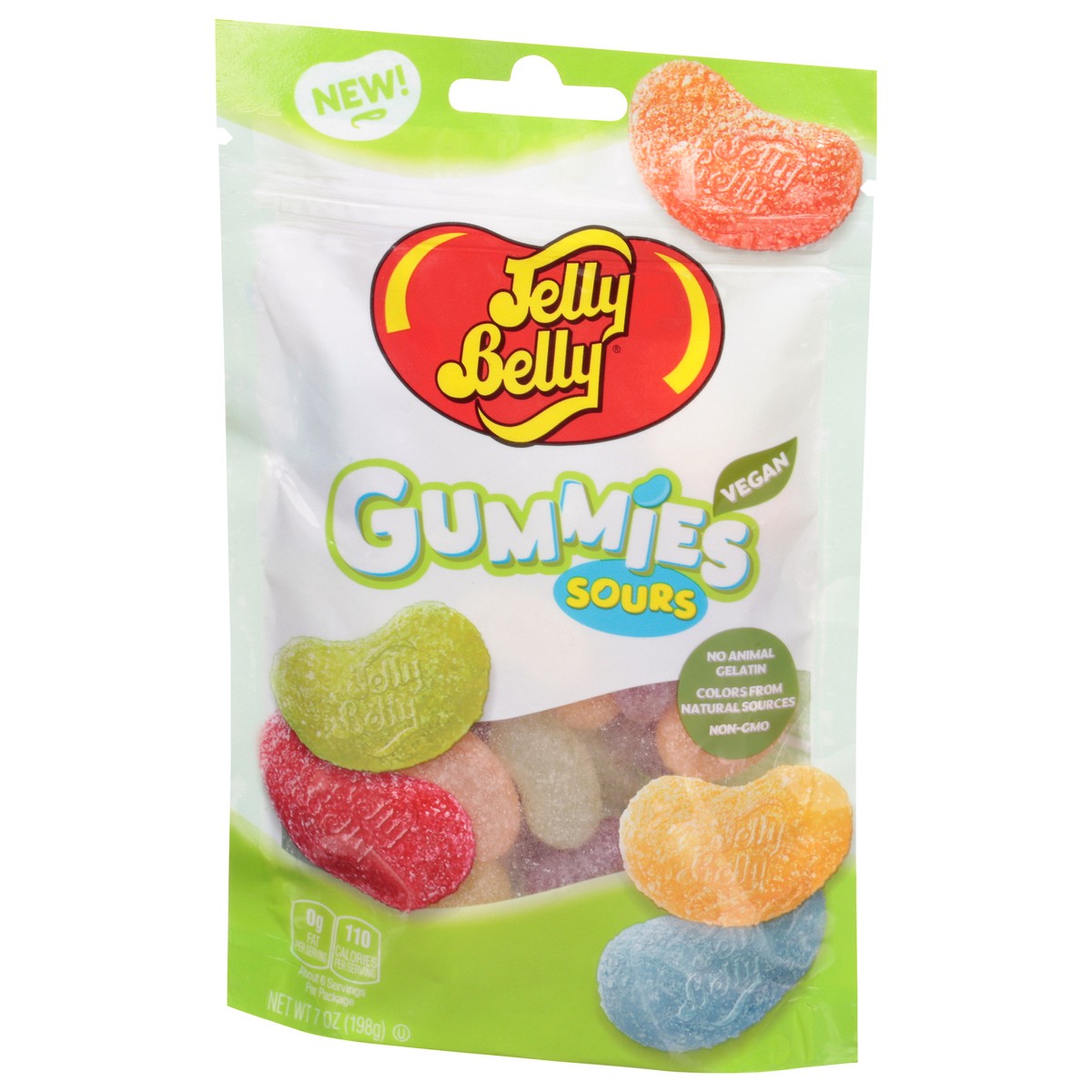 slide 2 of 14, Jelly Belly Peg Bag Gummies Sours, 7 oz