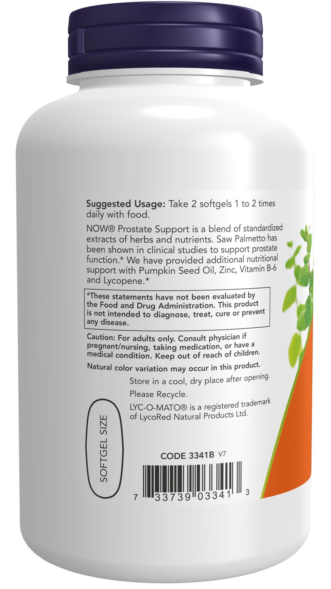 slide 2 of 4, NOW Prostate Support - 180 Softgels, 180 ct