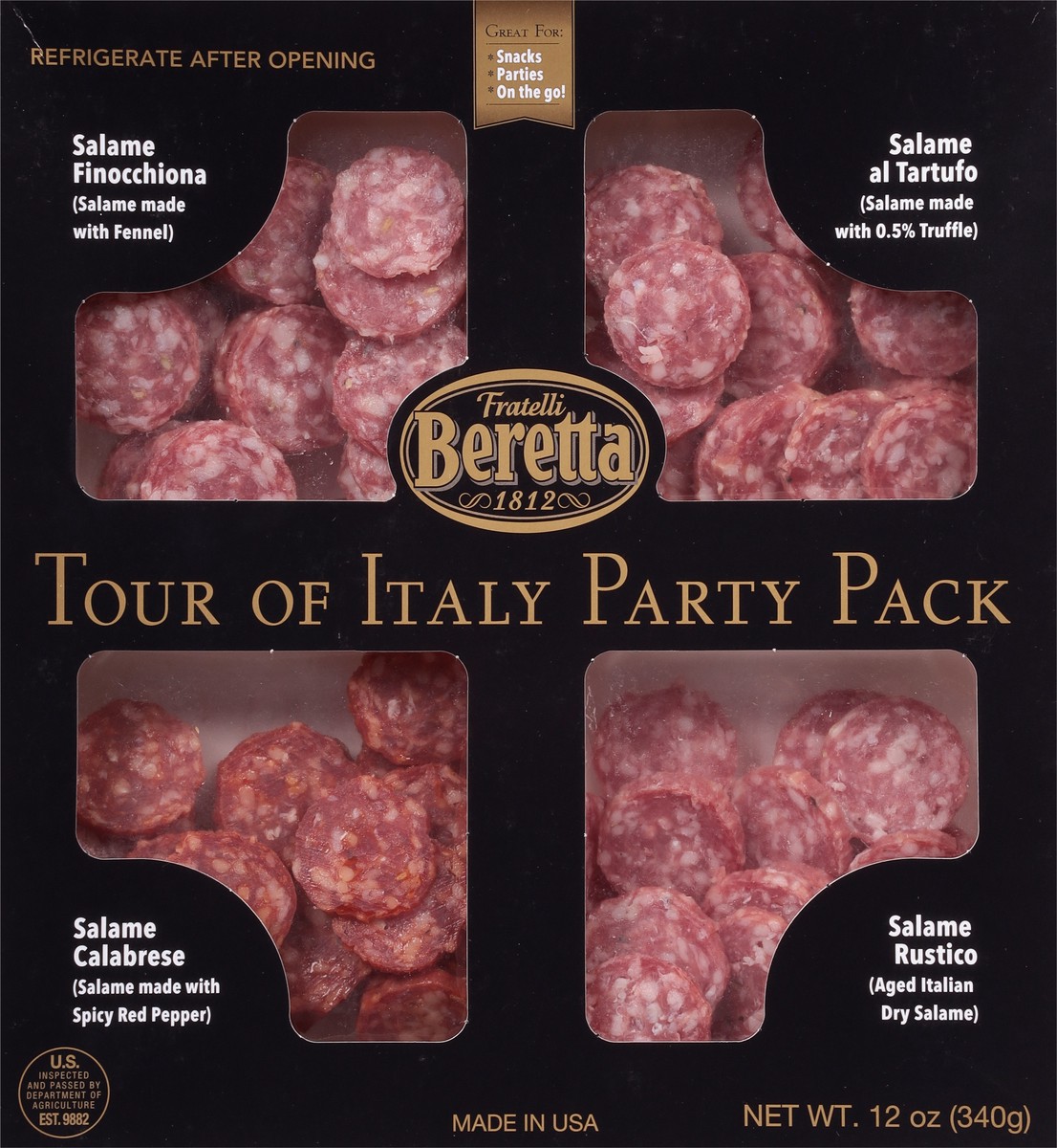slide 5 of 9, Fratelli Beretta Salame Party 12 oz, 12 oz