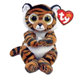 TY Clawdia Black Striped Brown Tiger