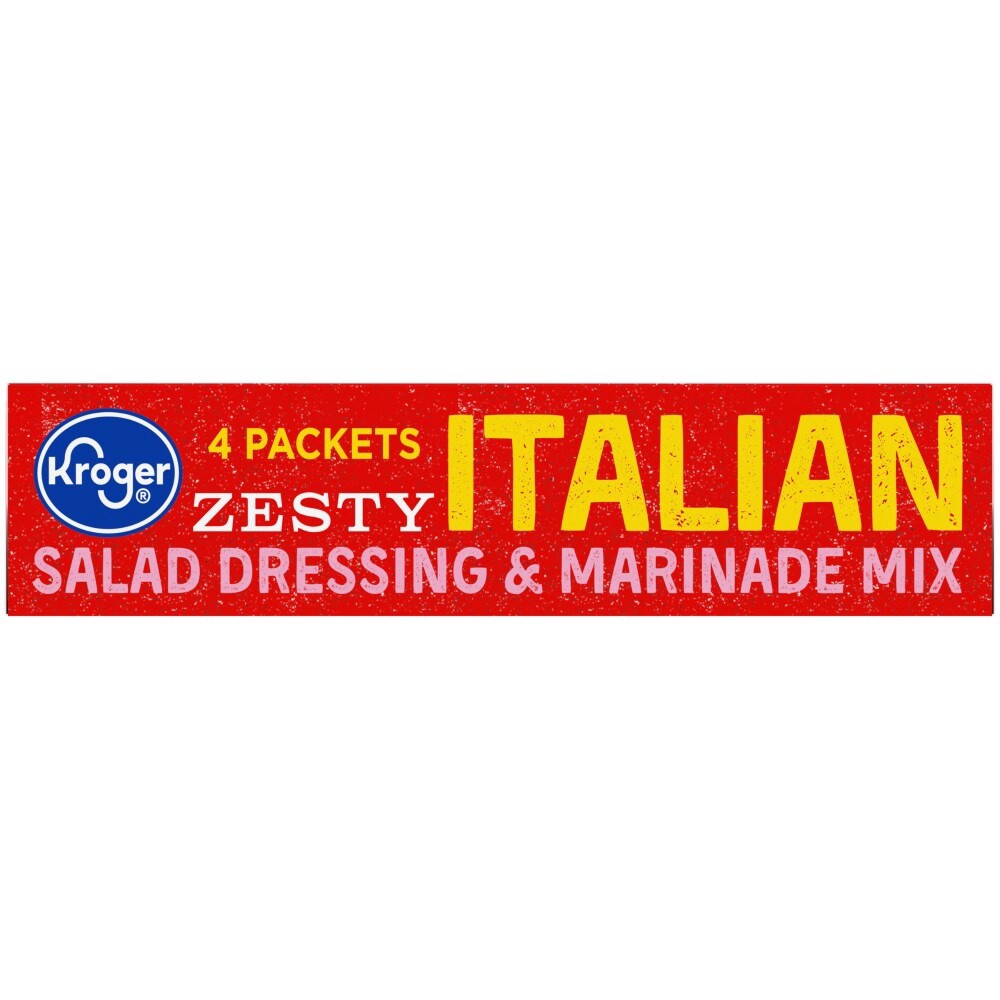 slide 3 of 3, Kroger Zesty Italian Salad Dressing & Seasoning Mix, 2.4 oz