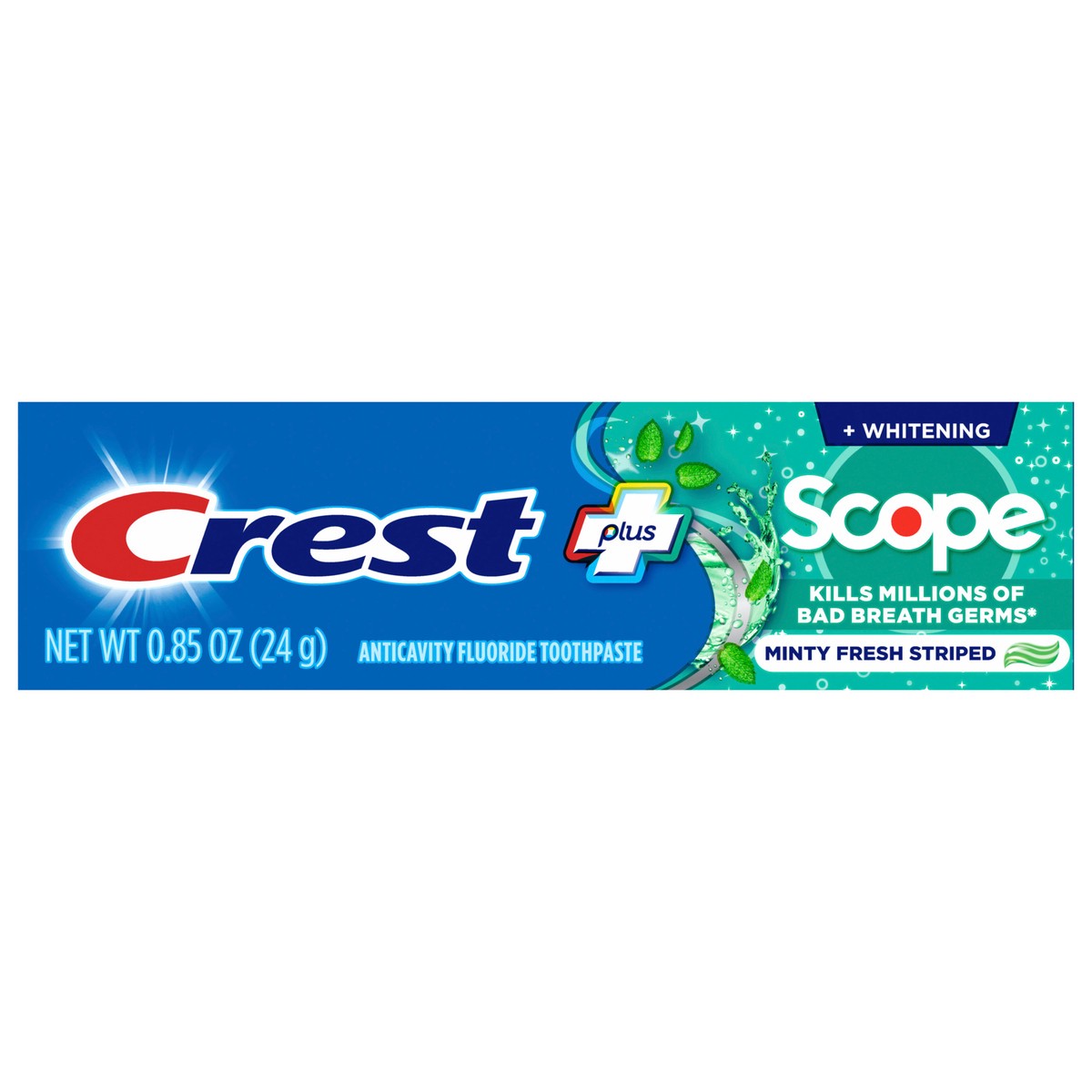 slide 6 of 8, Crest Whitening Plus Scope Toothpaste , Minty Fresh, .85 oz, 0.85 oz