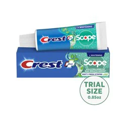Crest Whitening Plus Scope Toothpaste , Minty Fresh, .85 oz