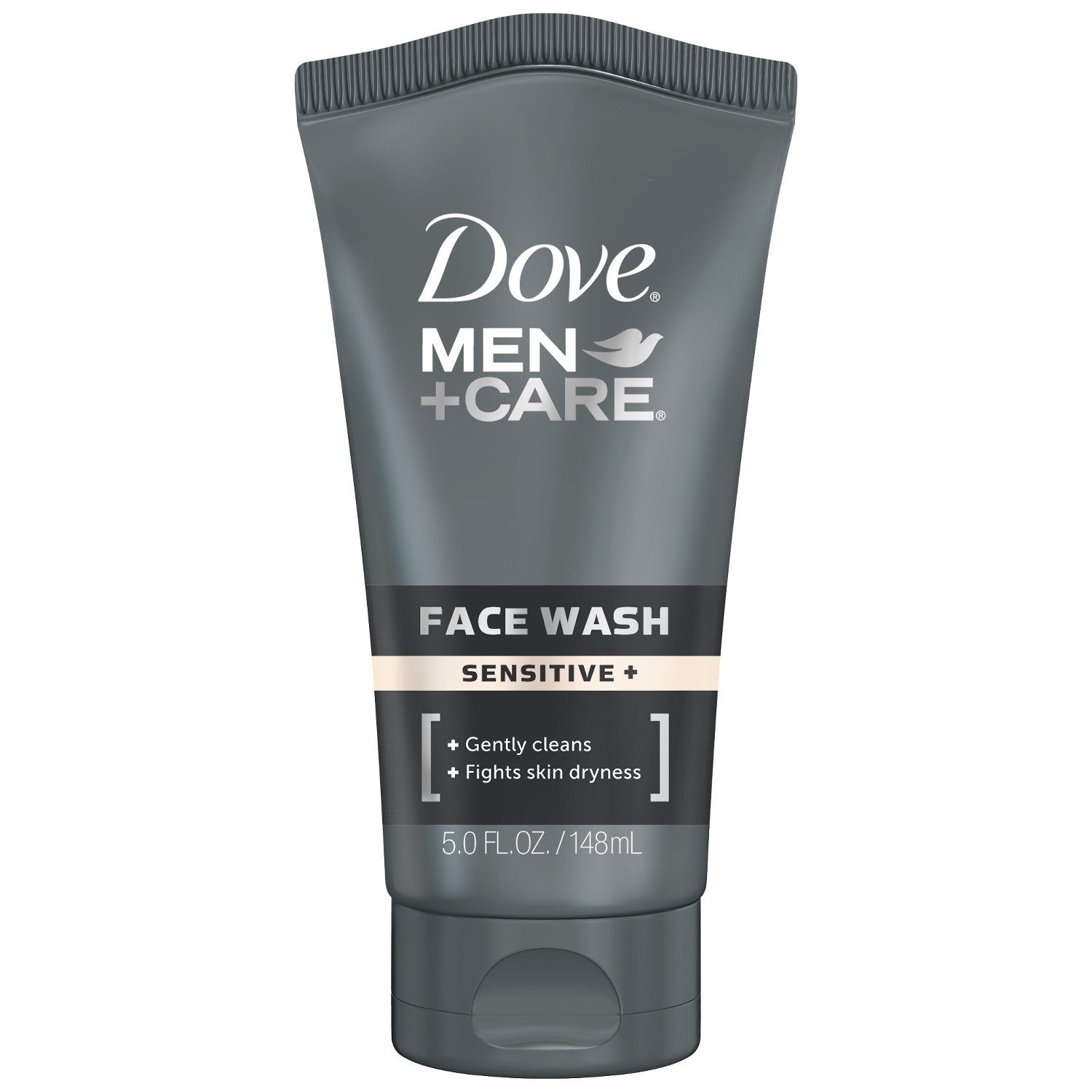 slide 1 of 3, Dove Men Care Face Sensitive, 5 oz