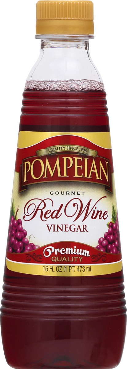 slide 1 of 15, Pompeian Gourmet Red Wine Vinegar 16 oz, 16 oz