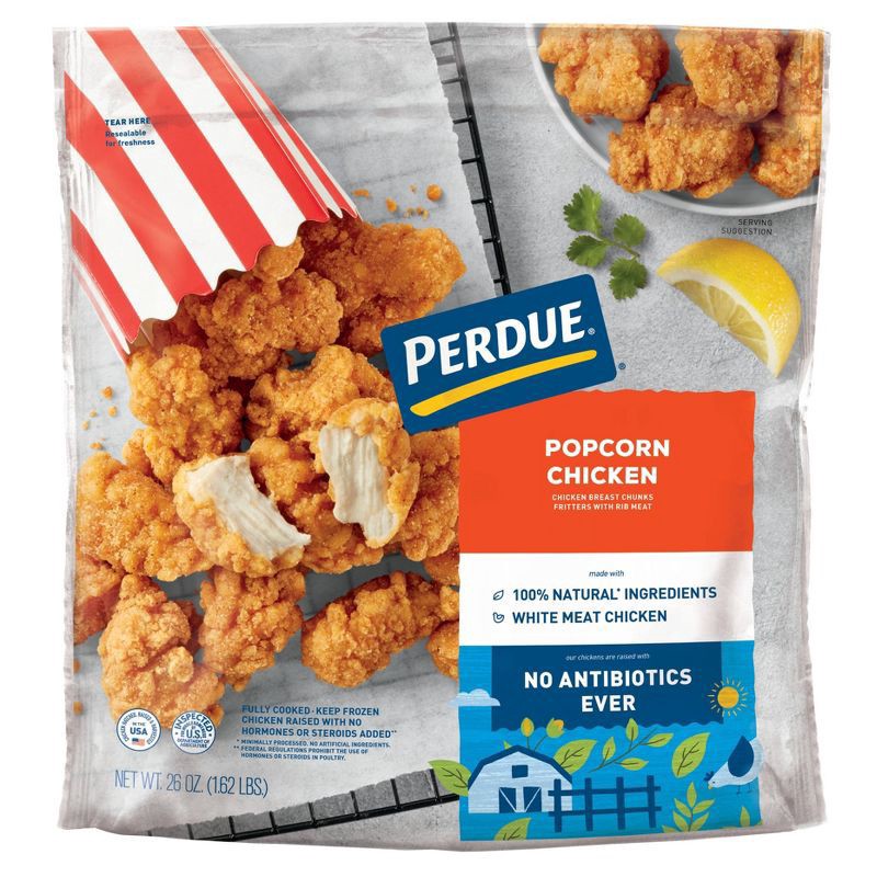 slide 1 of 3, Perdue Popcorn Chicken - Frozen - 26oz, 26 oz