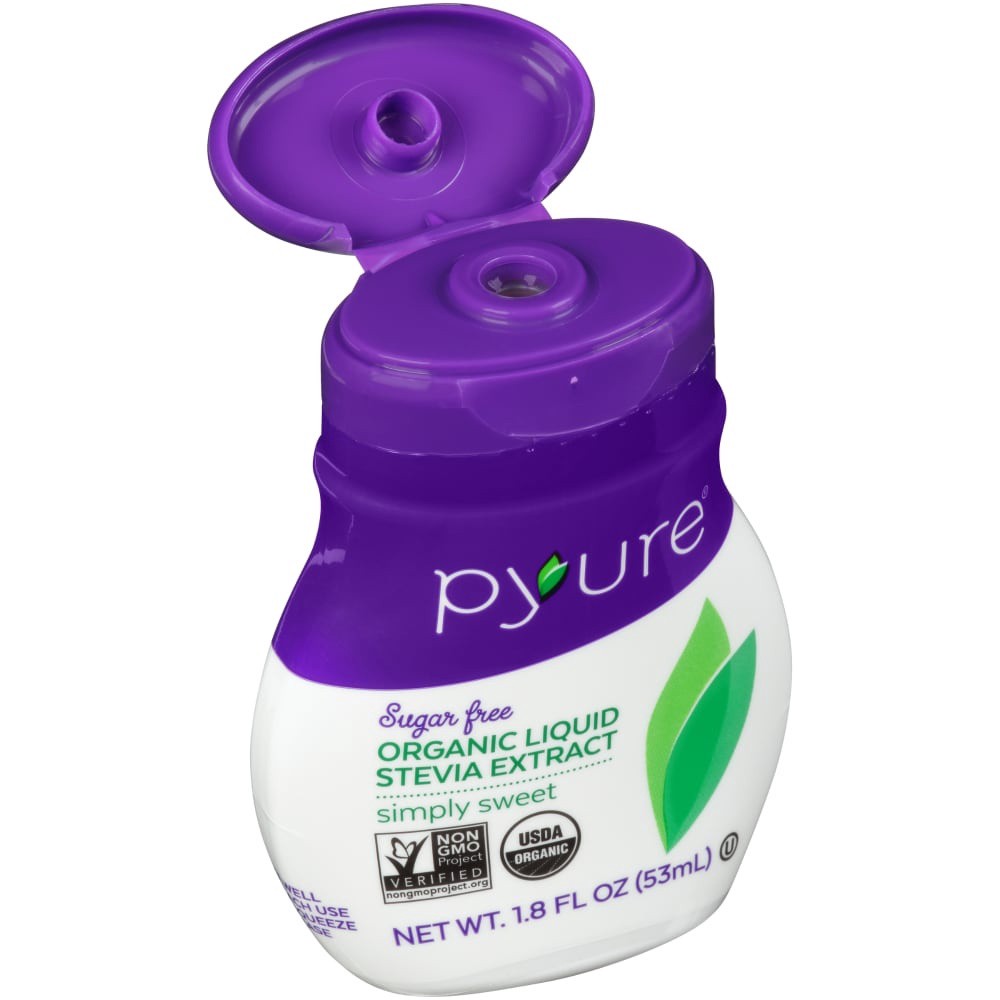 slide 1 of 6, Pyure Organic Liquid Stevia Extract Sweetener, 1.8 oz