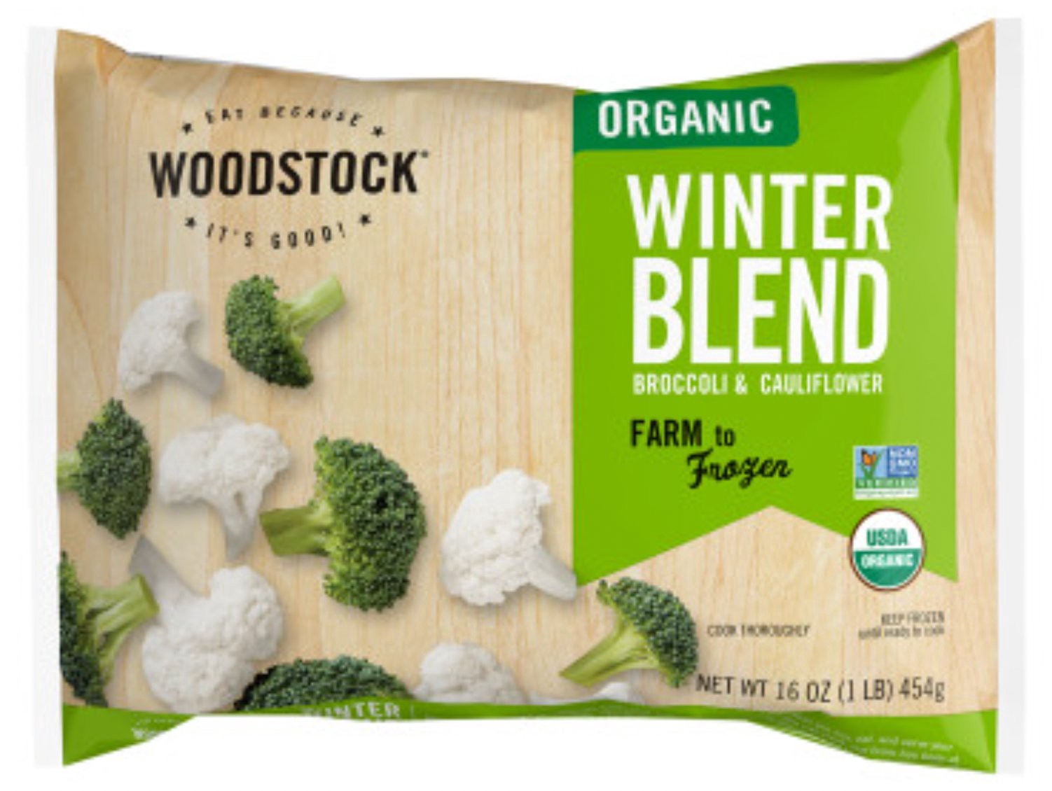 slide 1 of 1, Woodstock Organic Winter Veg Blend, 16 oz