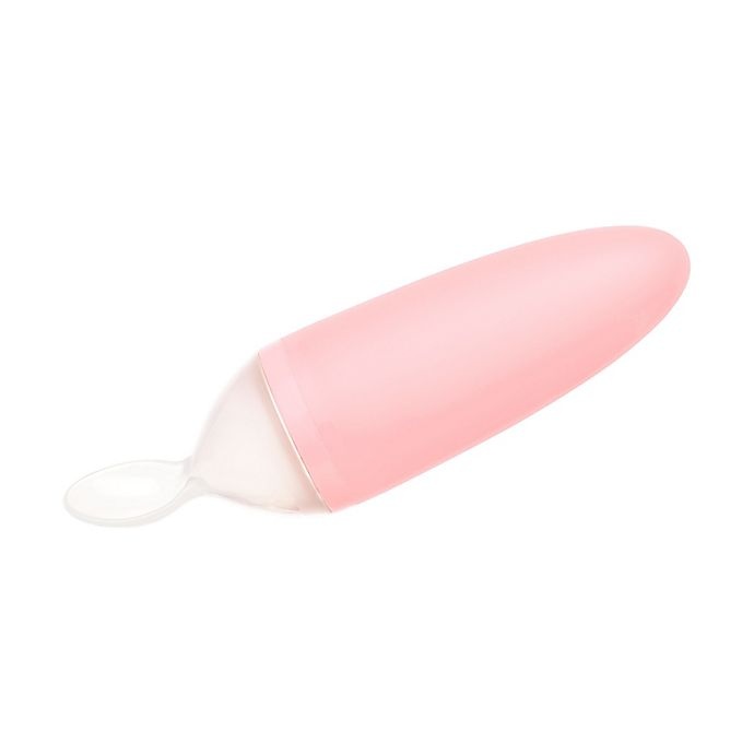 slide 1 of 3, Boon SQUIRT Silicone Food Dispensing Spoon - Blush, 1 ct