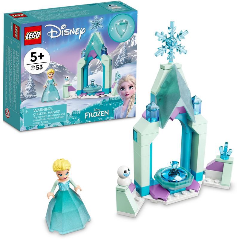 slide 1 of 21, LEGO Disney Princess Elsas Castle Courtyard 43199 Building Set, 1 ct