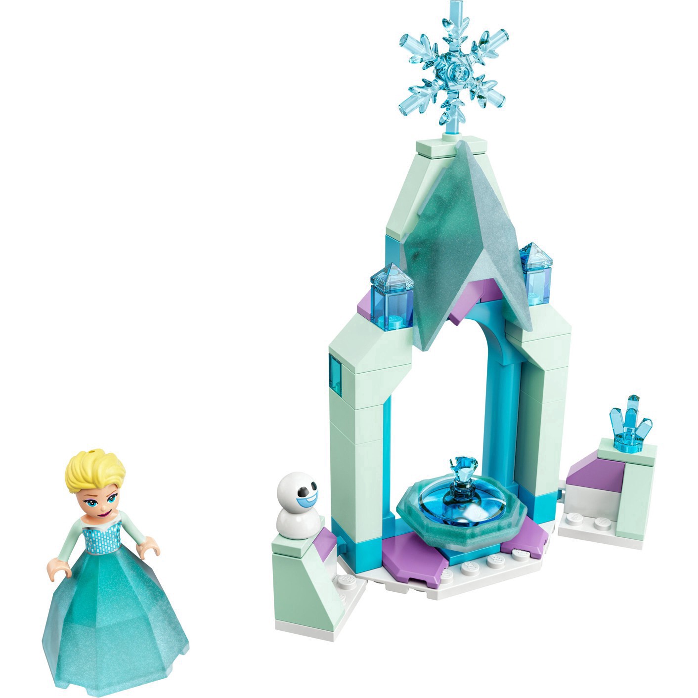 slide 9 of 21, LEGO Disney Princess Elsas Castle Courtyard 43199 Building Set, 1 ct