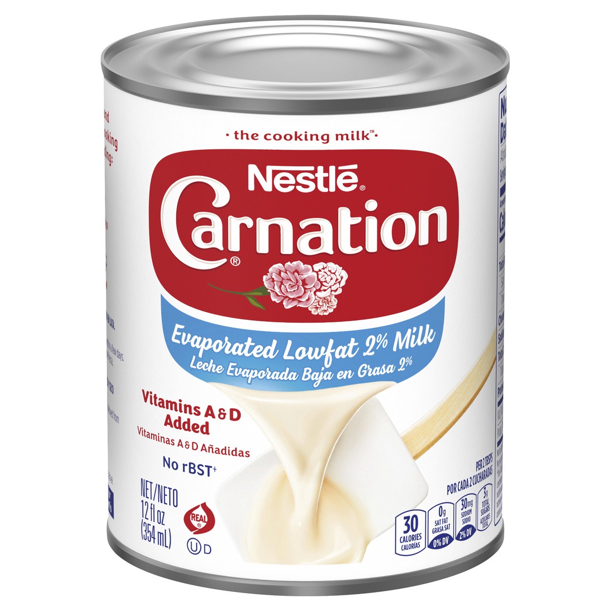 slide 1 of 7, Nestlé Evaporated Lowfat 2 Percent Milk 12 fl. oz. Can, 12 fl oz