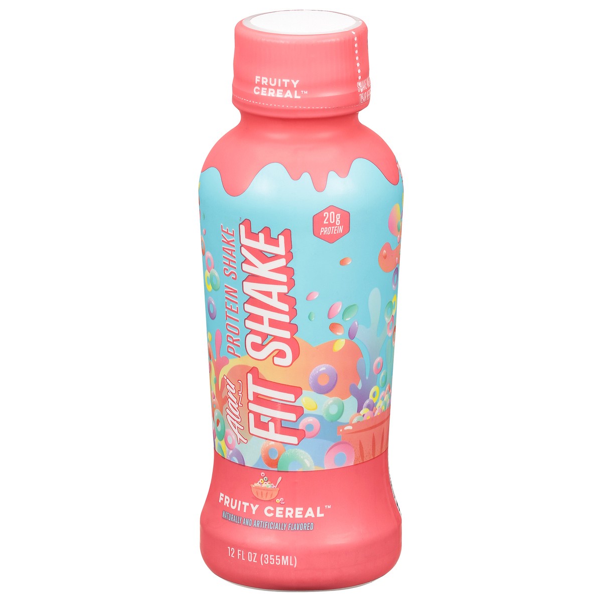 slide 7 of 9, Alani Nu Protein Shake Fruity Cereal 12oz, 12 oz