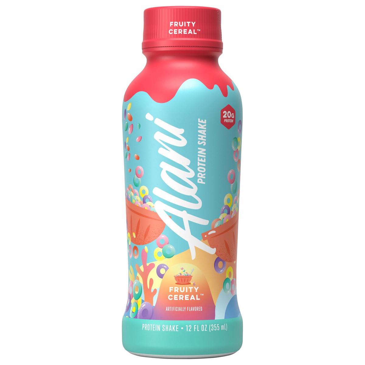 slide 1 of 9, Alani Nu Protein Shake Fruity Cereal 12oz, 12 oz