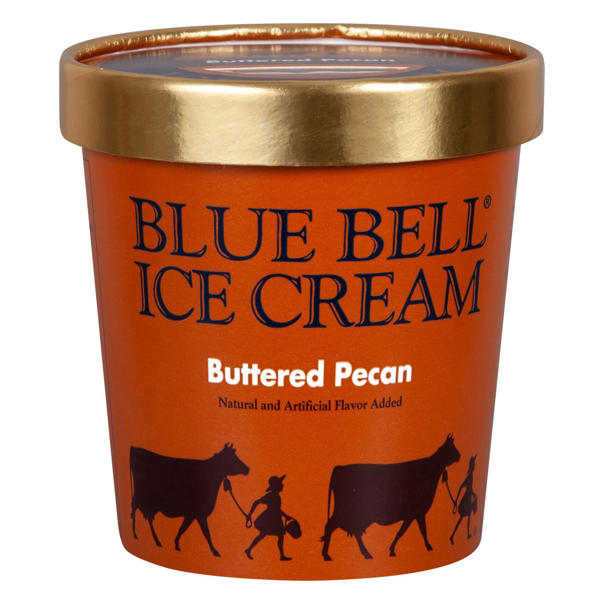 slide 1 of 1, Blue Bell Buttered Pecan Ice Cream, 1 pint