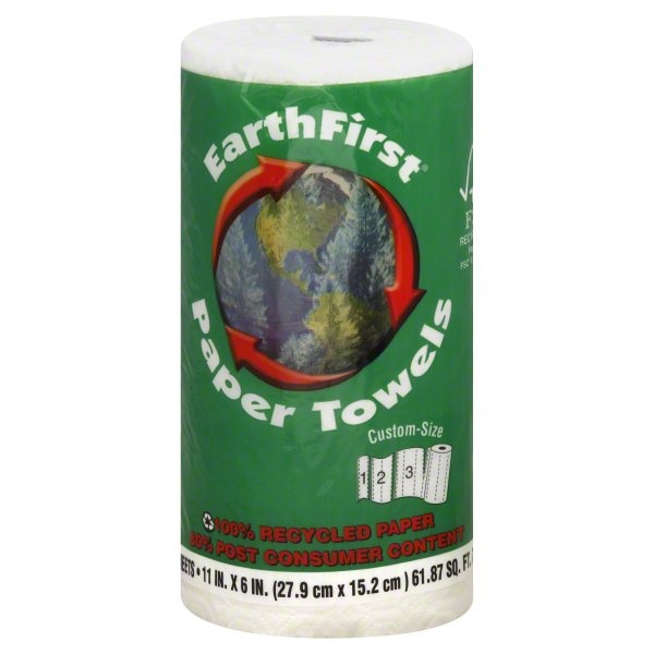 slide 1 of 1, EarthFirst Paper Towels 1 ea, 1 ct