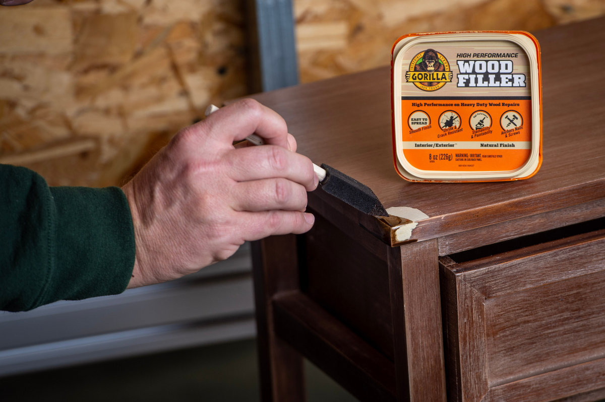 slide 6 of 6, Gorilla Wood Filler Kit 2pc, 2 ct