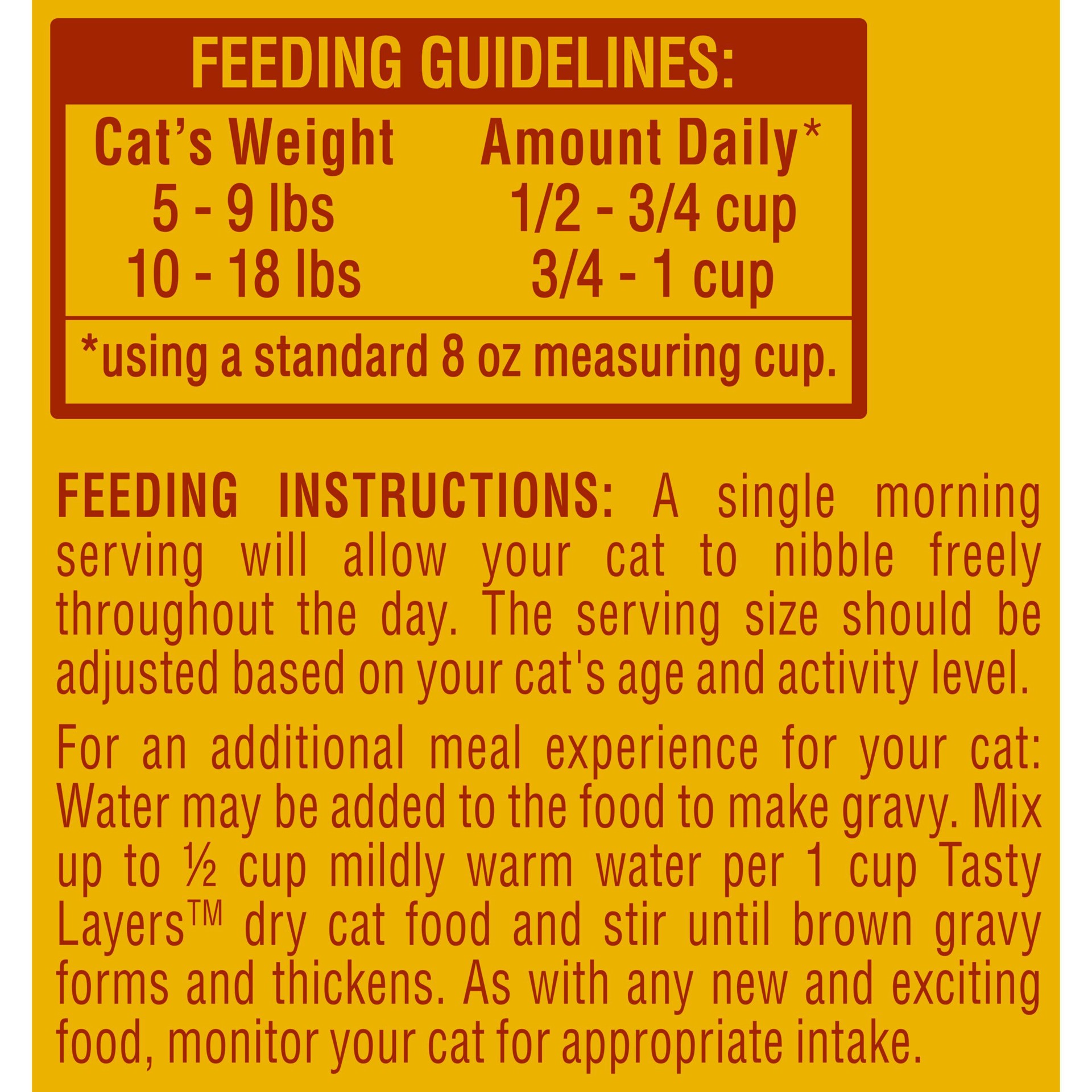 slide 6 of 7, Meow Mix Tasty Layers Gravy-Coated Mix Roasted Chicken Flavor Coated in Homestyle Gravy Cat Food 3 lb, 3 lb