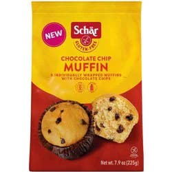 Schär Gluten-Free Chocolate Chip Muffin 7.9 oz