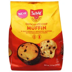 Schär Gluten-Free Chocolate Chip Muffin 7.9 oz