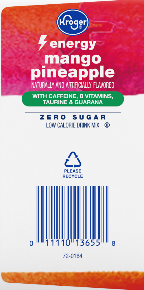 slide 2 of 4, Kroger Energy Mango Pineapple Drink Mix, 30 ct; 0.18 oz