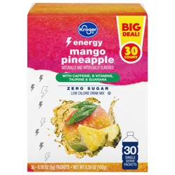 Kroger Energy Mango Pineapple Drink Mix