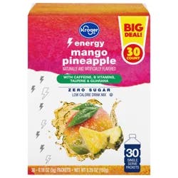 Kroger Energy Mango Pineapple Drink Mix