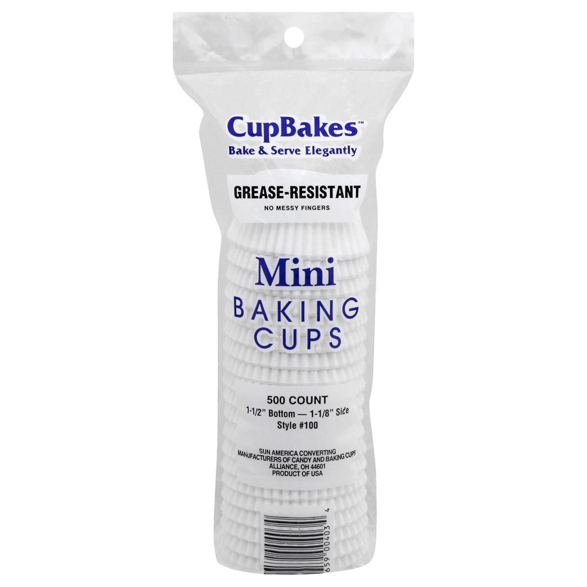 slide 2 of 10, CupBakes Mini Baking Cups - 500 ct, 500 ct