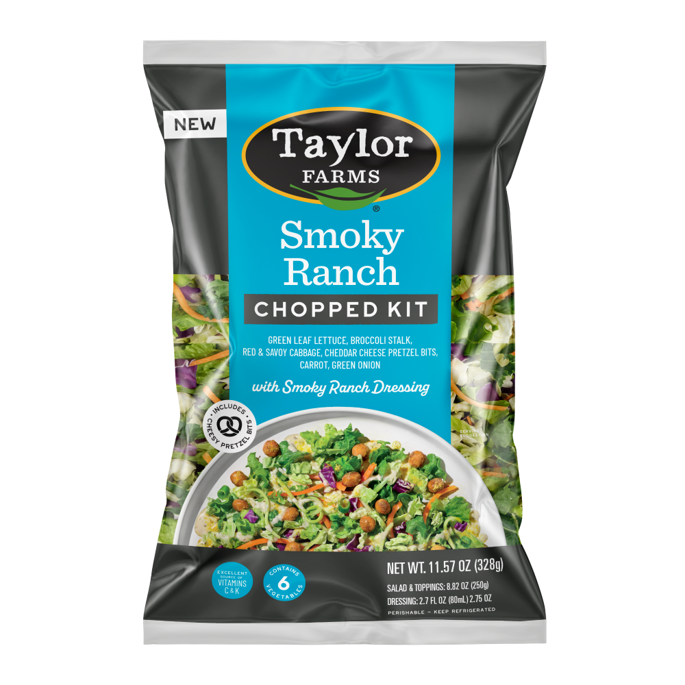 slide 1 of 1, Taylor Farms Smoky Ranch Chopped Salad Kit, 11.57 oz