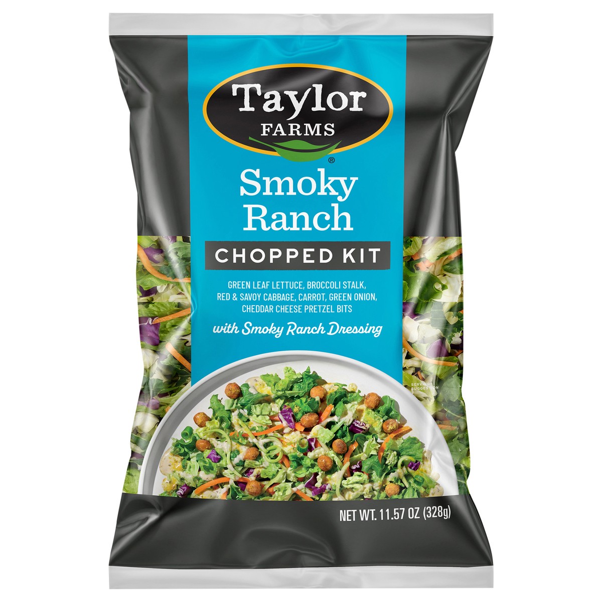 slide 1 of 8, Taylor Farms Smoky Ranch Chopped Salad Kit, 11.57 oz