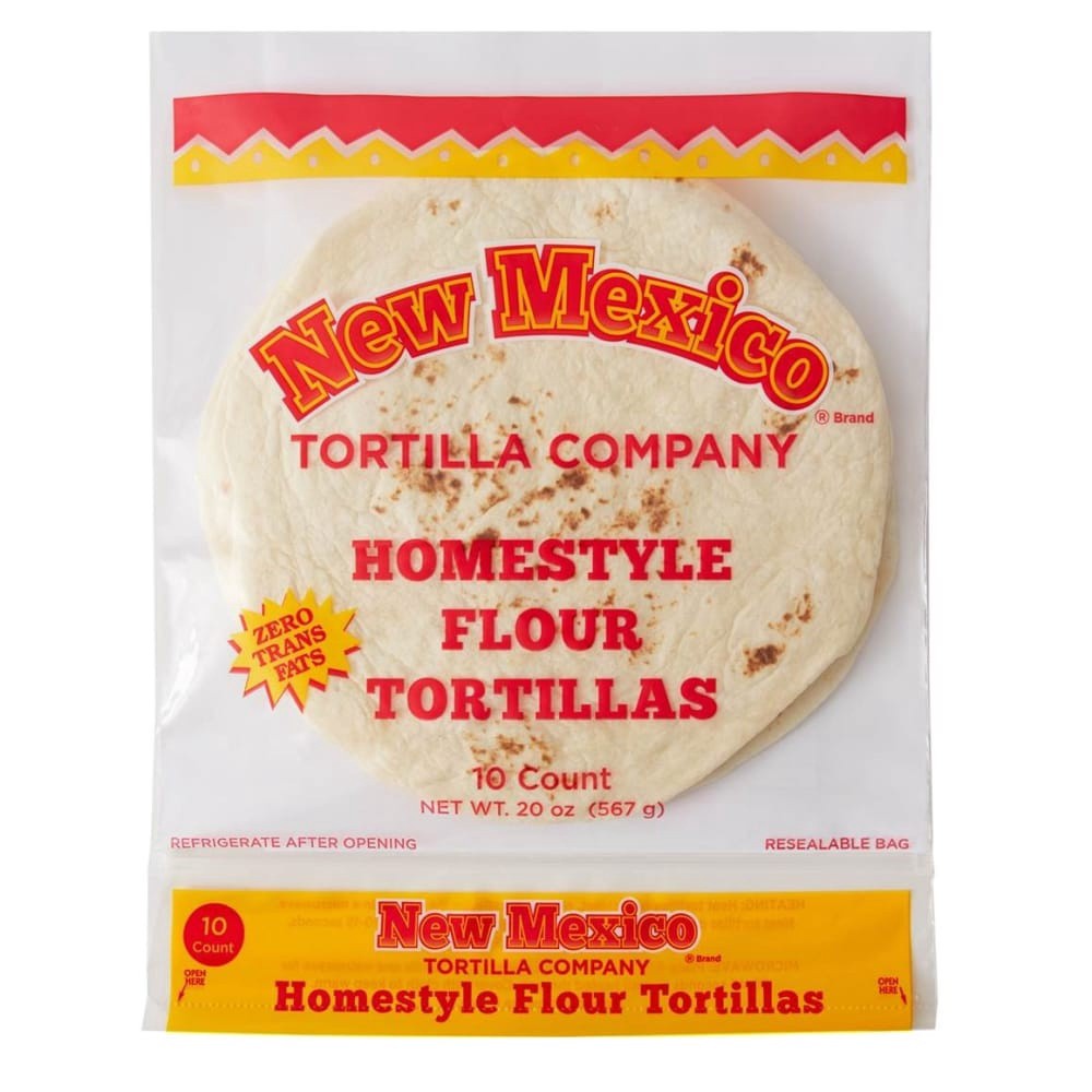 slide 2 of 2, New Mexico Tortilla Company Homestyle Flour Tortillas, 10 ct; 20 oz