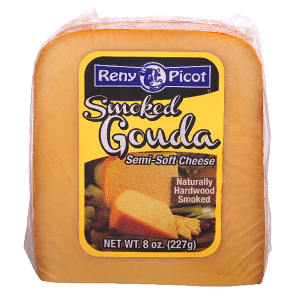 slide 1 of 1, Reny Picot Smoked Gouda Cheese, 8 oz