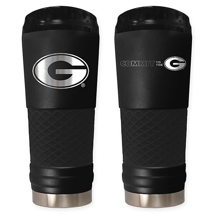 slide 1 of 1, NCAA University of Georgia Powder Coated Stealth Draft Tumbler, 24 oz