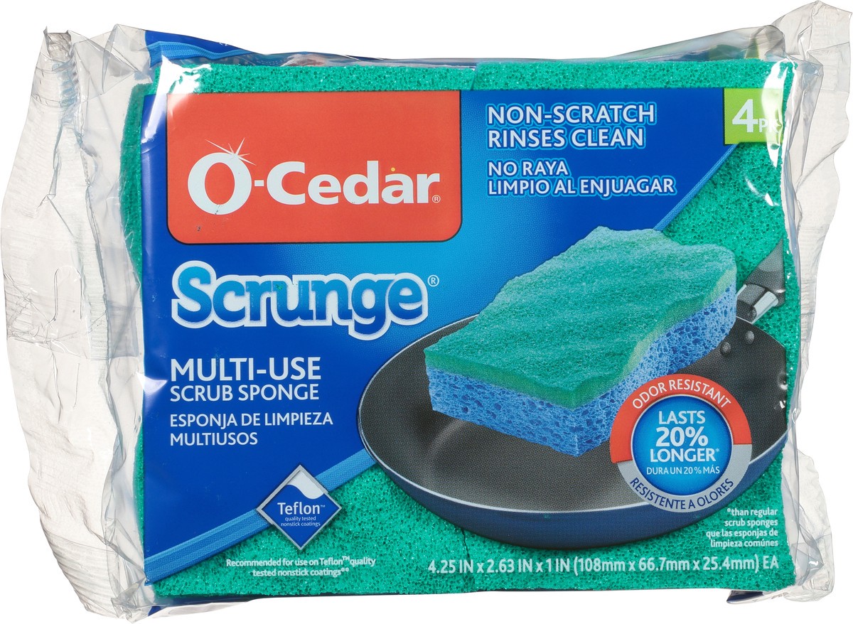 slide 1 of 6, O-Cedar O Cedar Multi-Use No Scratch Scrunge, 1 ct