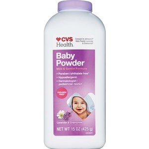 slide 1 of 1, CVS Health Lavender And Chamomile Baby Powder, 15 oz