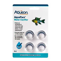 Aqueon AquaPacs Water Clarifier 4 Pack, 10 Gallon