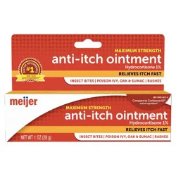 Meijer Hydrocortisone 1% Maximum Strength Anti-Itch Ointment
