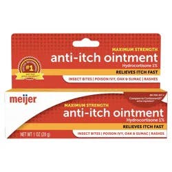 Meijer Hydrocortisone 1% Maximum Strength Anti-Itch Ointment