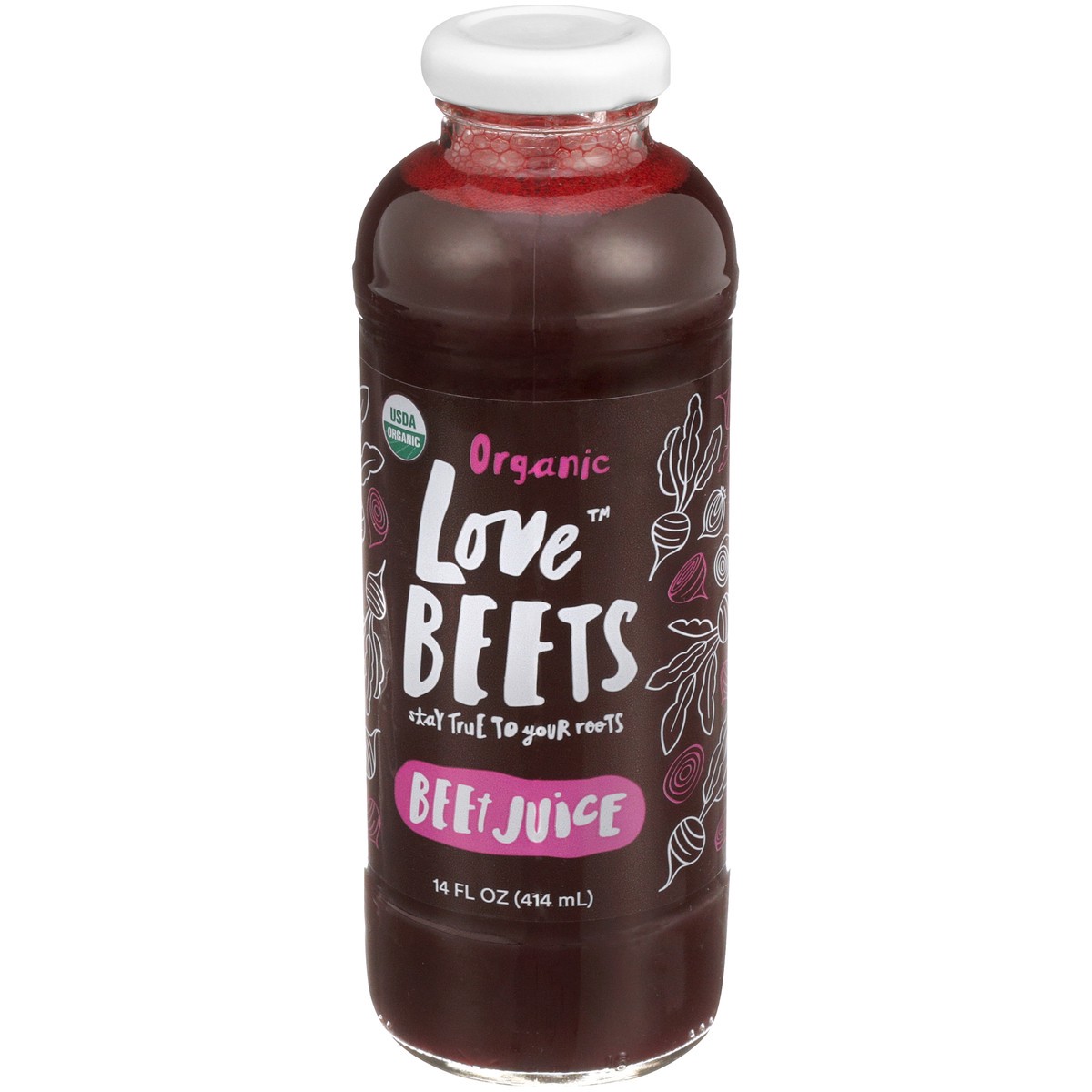 slide 13 of 14, Love Beets Organic Beet Juice 14 fl. oz. Bottle, 14 fl oz