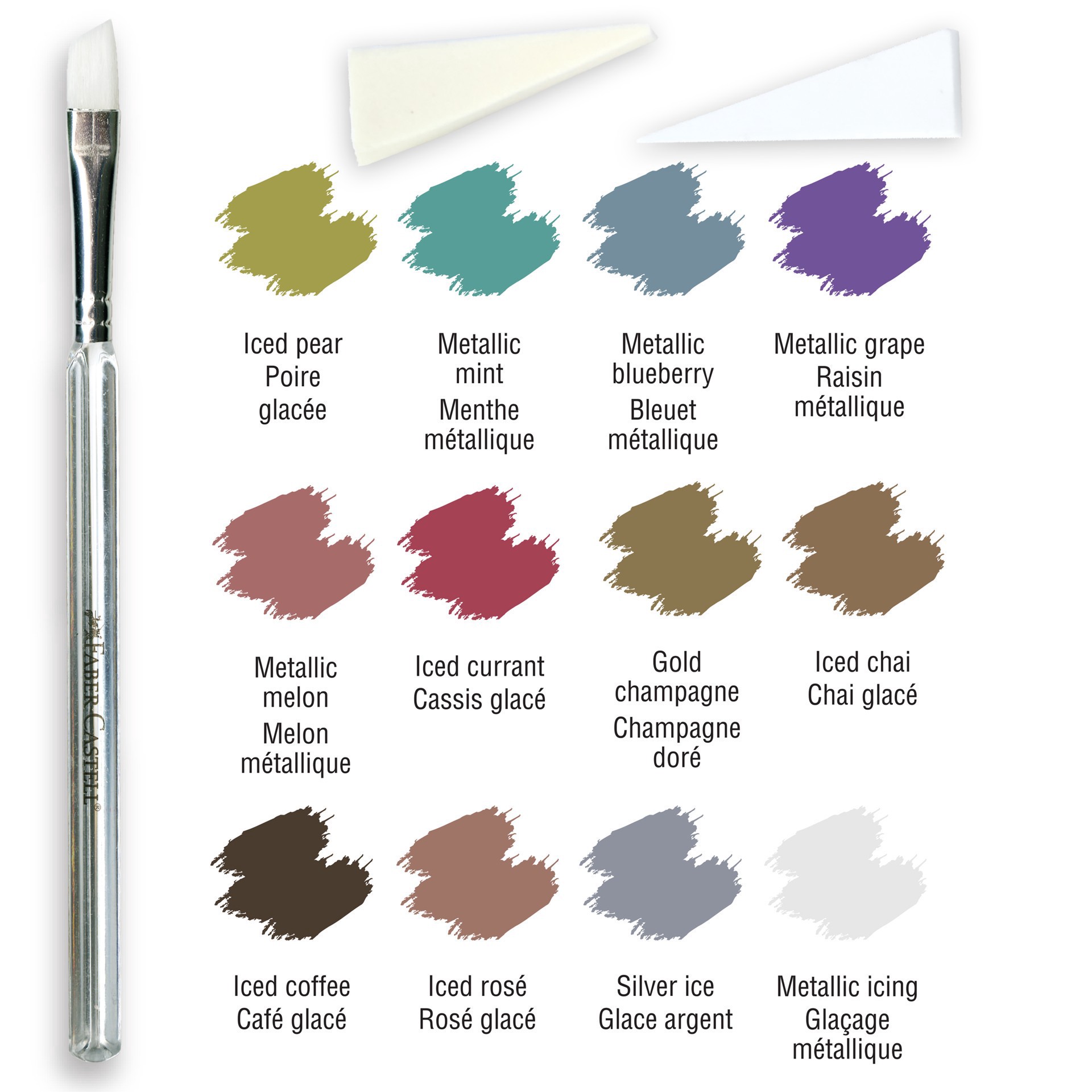 slide 5 of 5, Faber-Castell Watercolor & Mixed Media Art Crayon Set, 12 art crayons