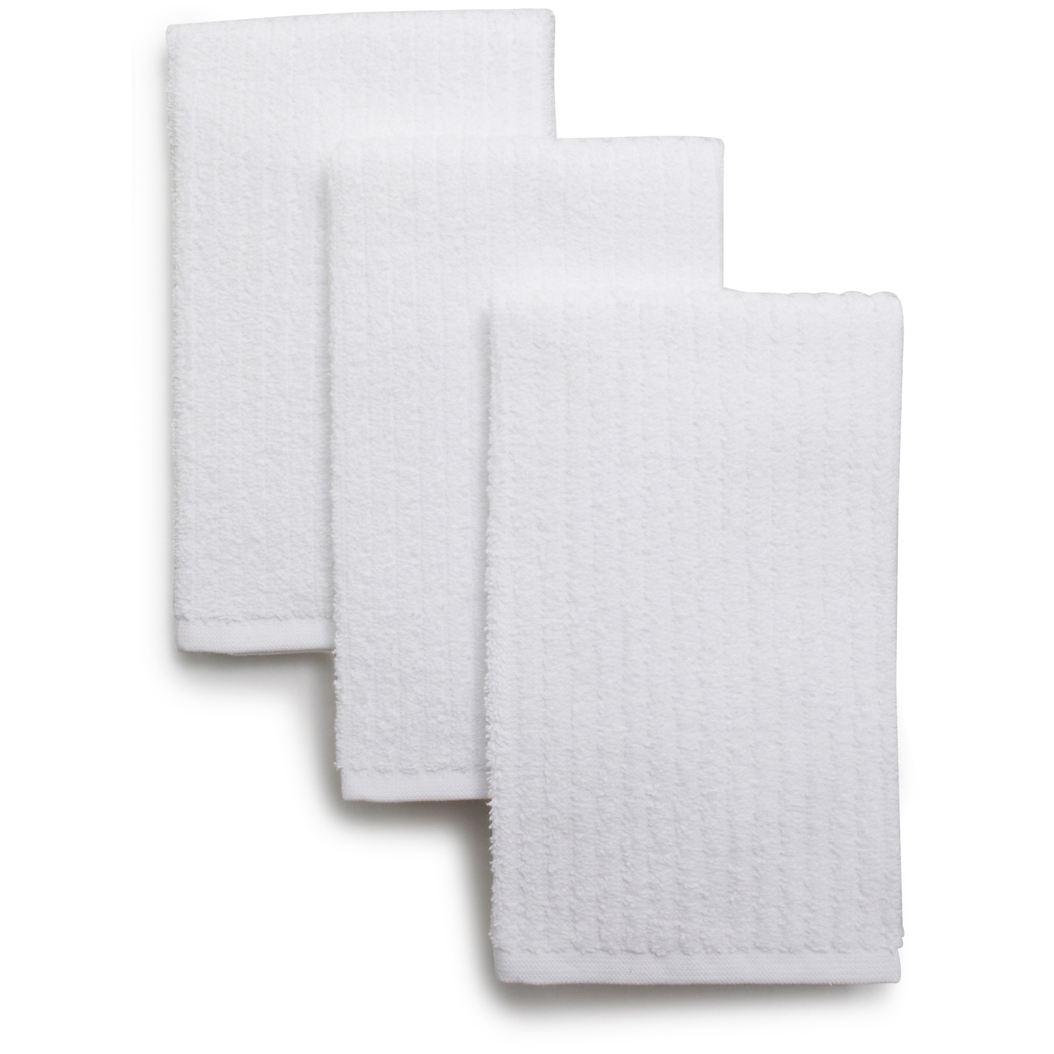 slide 1 of 1, Sur La Table Bar Mop Kitchen Towels, White, 3 ct; 19 in x 16 in