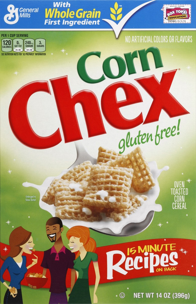 slide 2 of 4, Chex Cereal, Corn, 14 oz